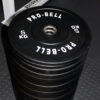 150Kg Pro Bell Rubber Bumper Plates Stack