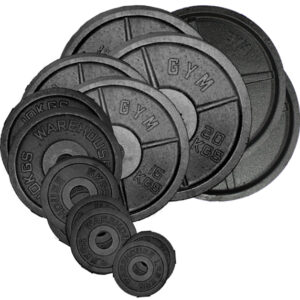 Cast Olympic Plate Set - 157.5Kg