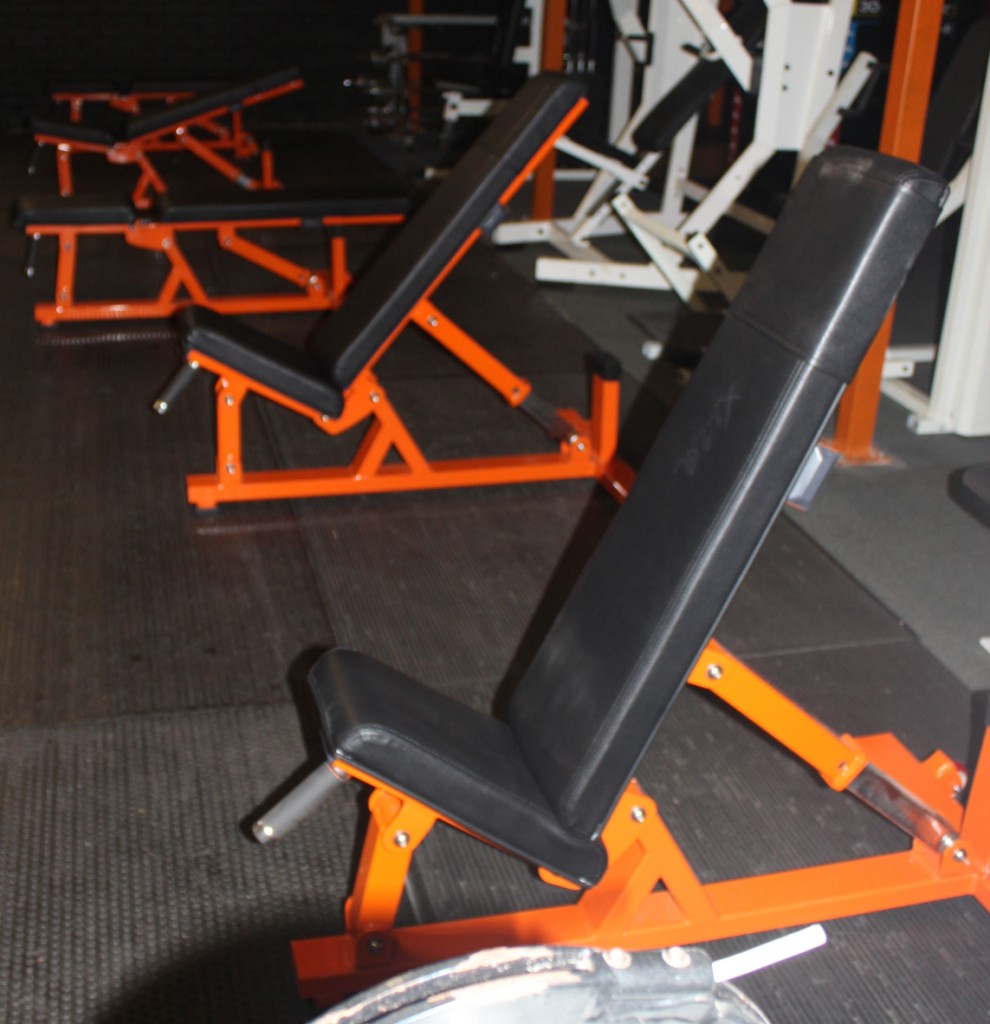 Auto Adjustable Gym Bench Orange