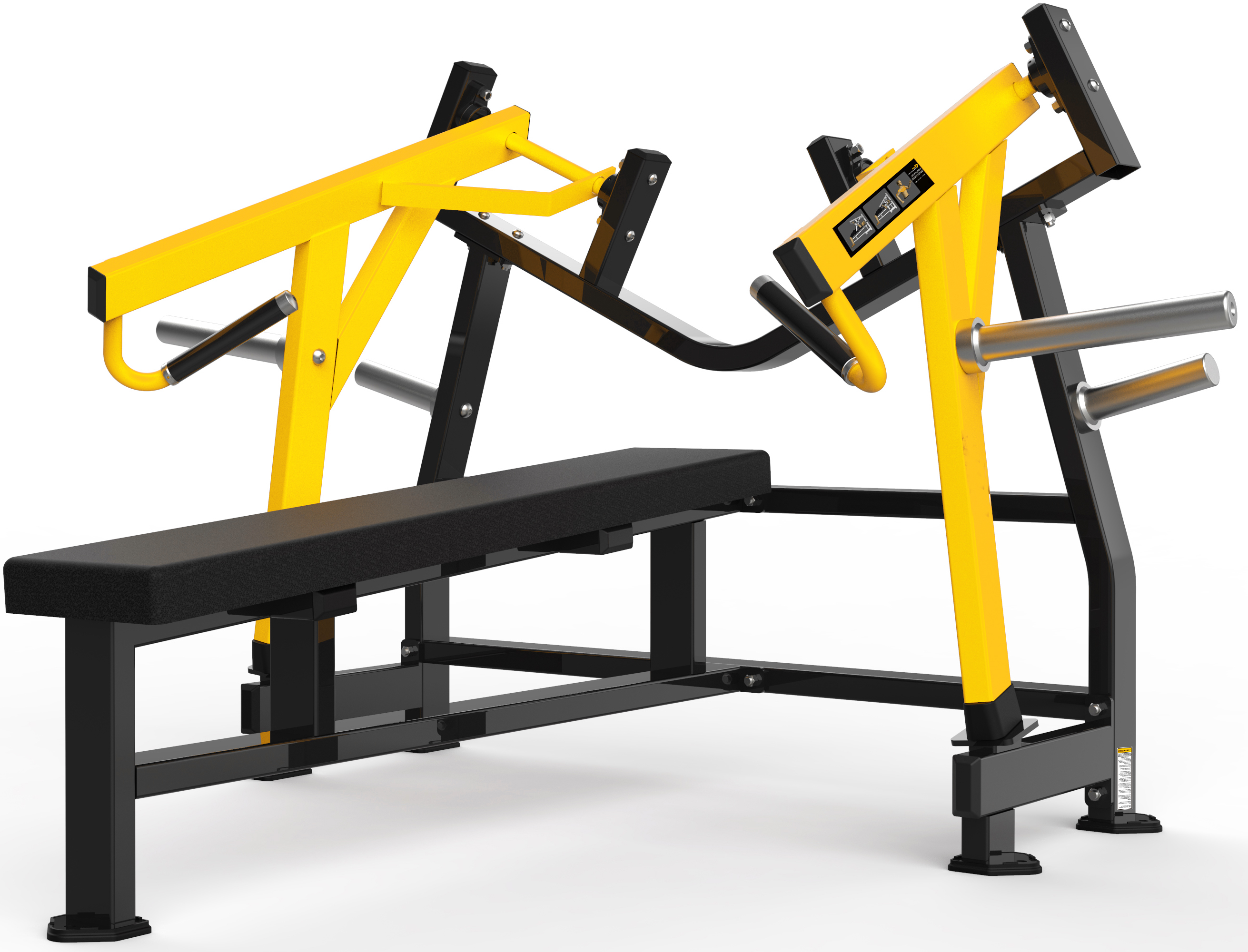 Hammer Strength Plate Loaded IsoLateral Horizontal Bench Press (ILHBP) Life Fitness atelier