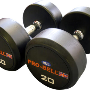 Pro-Bell RDL Rubber Dumbbells Gymwarehouse