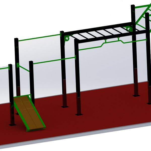 Tiping Exercise Rig Outdoor Training Exercise Rig - Design E - £3459.95