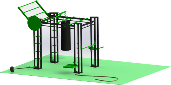 Small Indoor Gym Training Rig