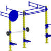 Small Wall Mounted Gym Training Rig